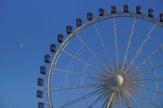 Section, partial view, Ferris wheel, Schlossplatz, Stuttgart, Baden-Württemberg, Germany