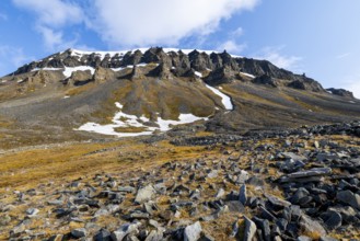 Mountain, rock, Longyearbyen, Spitsbergen, Svalbard