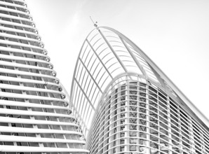 Black and white photography, Zayed National Museum in Abu Dhabi, memorial to the late Zayed bin