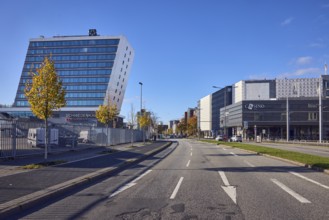 Schwedenkai ferry terminal, casino, general buildings, commercial buildings, modern architecture,