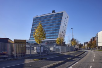 Schwedenkai ferry terminal, general development, commercial building, modern architecture, lanes,