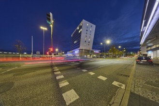 Schwedenkai ferry terminal, Stena Line GmbH, commercial building, modern architecture, lantern,