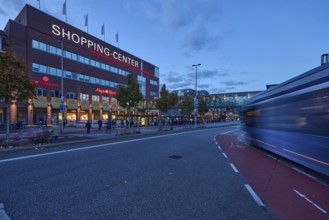 Sophienhof Kiel shopping center, modern architecture, brick building, commercial building, lantern,