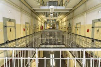 The former Stasi prison in Bautzen II, today a memorial in Bautzen, Upper Lusatia, Saxony, Germany