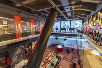 Multimedia exhibition in the coal world, Steinkohlebergbau Sachsen Museum, Oelsnitz im Erzgebirge,