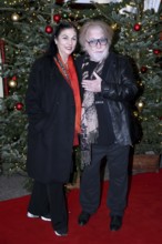 Bernhard Paul with woman Eliana Larible, Premiere Roncalli Christmas Circus, Tempodrom, Berlin 19