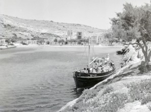 Admiralty Fishing Vessel MFV 37, Xlendi, Island of Gozo, Malta, Europe, 1956