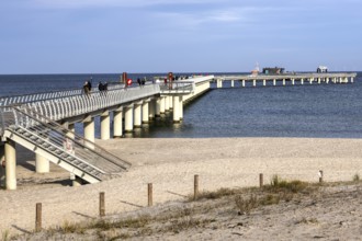Pier, Prerow, Fischland-Darß-Zingst, Western Pomerania Lagoon Area National Park,