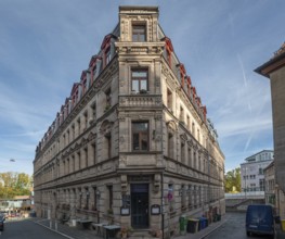 Historic corner house, built 1888, Mühlstr., Fürth, Middle Franconia, Bavaria, Germany