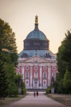 The new palace in Sanssouci Park in the evening light, Potsdam