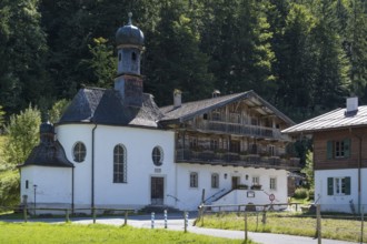 Kapelle Zum Heiligen Kreuz, Altes Bad, Wildbad Kreuth, Tegernseer Tal, Upper Bavaria, Bavaria,