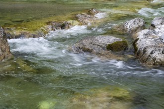 Weissach river, Wildbad Kreuth, Tegernseer Tal, Upper Bavaria, Bavaria, Germany