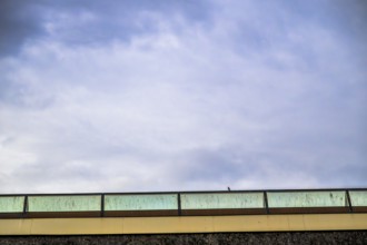 Naturum Nature Conservation Information Center at Vogelsee Tåkern, modern building with pitched