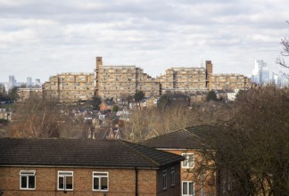 Dawson's Heights or Dawson Heights housing estate, East Dulwich, south London, England, UK