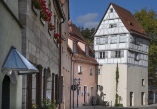 Part of the former 15th century city fortifications, half-timbered first half of the 19th century,
