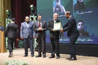 DAMASCUS, SYRIA - DECEMBER 6, 2025: Ministers and high-ranking officials of the newly formed Syrian