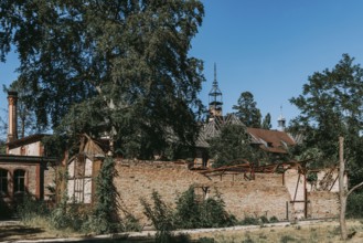 Dilapidated building, Lost Place, Heilstätten Beelitz, Brandenburg