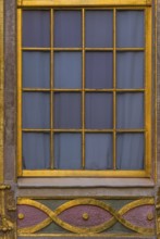 Gilded decorated window frame at the Chinese House, window, Potsdam