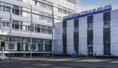 Kieser training, architecture around Ernst Reuter Platz in Berlin Charlottenburg, Germany