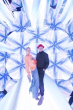 Franziska Hippe and Roman Knižka at the opening of Bubble Planet - The Adventure Museum for All