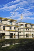 Castrop-Rauxel, North Rhine-Westphalia, Germany - residential construction in the Ruhr area. New