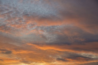 Clouds in the evening, Berndorf, Lower Austria, Austria