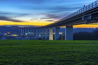 The Ruhr Valley Bridge, motorway bridge of the A52 motorway, across the Ruhr Valley near