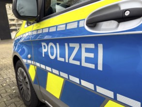 Police lettering on police car Police car Emergency vehicle patrol car, Germany
