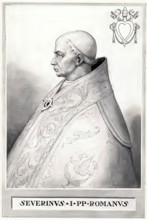 Severinus (died 2 August 640) was pope from 638 until his death, Historical, authentic, digitally