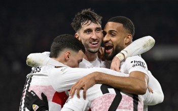 Goal celebration Josha Vagnoman VfB Stuttgart (04) Atakan Karazor VfB Stuttgart (16) Bilal El