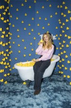 Dalia Mya Schmidt-Foss at the opening of Bubble Planet - The Adventure Museum for All Senses at