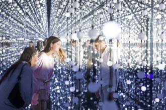 Leni Summer and Tyler von Jascheroff at the opening of Bubble Planet - The Adventure Museum for All