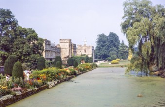 Historic stately home and gardens of Forde Abbey estate, Chard, Somerset, England, UK 1985