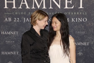 Jessie Buckley and Chloé Zhao, Hamnet, German premiere at the Delphi Filmpalast, Berlin, 8.12.2025
