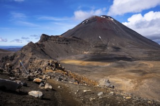Mount Ngauruhoe, Tongariro alpine crossing, Tongariro National Park. North Island, New Zealand