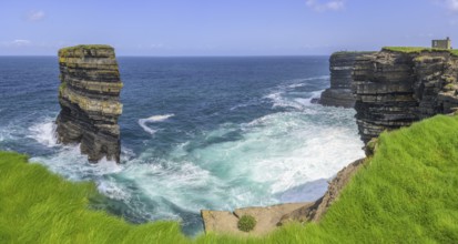 Dun Briste Sea Stack at Downpatrick Head, Lackan, Co. Mayo, Ireland