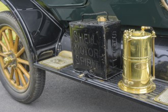 Details Ford T classic car from 1909, classic car meeting at the mills of, Skerries, County Dublin,