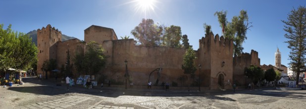 MAR, Chefchaouen, AI, Kasaba, Pano