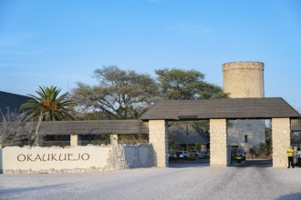 Okaukuejo Camp, tourist complex in Etosha National Park, Namibia
