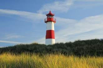 Lighthouse List-Ost am Ellenbogen on the island of Sylt, Germany