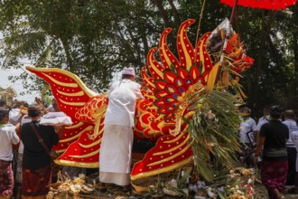 Wadah, the vehicle, the sacred magnificent animal, is the transport vehicle to transport the soul