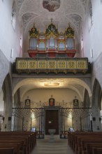 Interior view of Radolfzell Cathedral of Our Lady, Radolfzell am Lake Constance, Konstanz district,