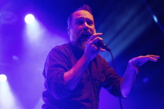 Neil Fallon, singer of Clutch, live on UK & European Tour 2025 at Huxley's New World in Berlin on
