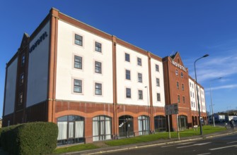 Novotel Ipswich Centre hotel building, Ipswich town centre, Suffolk, England, UK