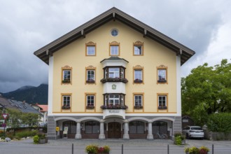 Rathaus, Lenggries, Upper Bavaria, Bavaria, Germany