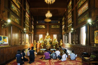 Temple, Wat Ao Noi, Prachuap Khiri Khan, Prachuap Khiri Khan Province, Central Thailand, Thailand