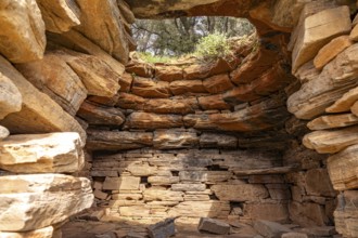 Prehistoric Palli-Lakka dragon house Drakospita near Styra, island of Euboea or Evia, Greece
