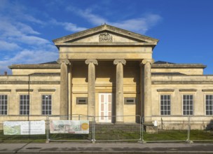 Devizes Assize Court building currently derelict, Devizes, Wiltshire, England, UK architect Thomas