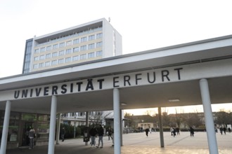 Main entrance to the University of Erfurt on Nordhäuser Straße