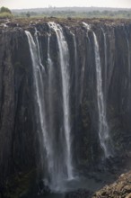 Water plunges into the depths, Victoria Falls and Gorge, Zimbabwe